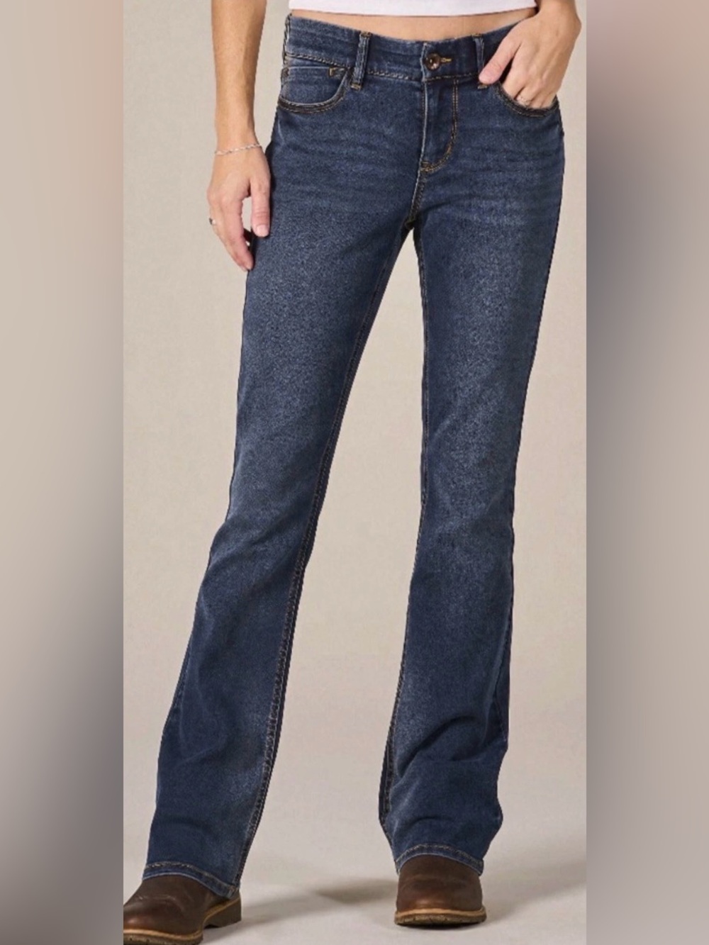 Women’s Dark Blue Bootcut Jeans